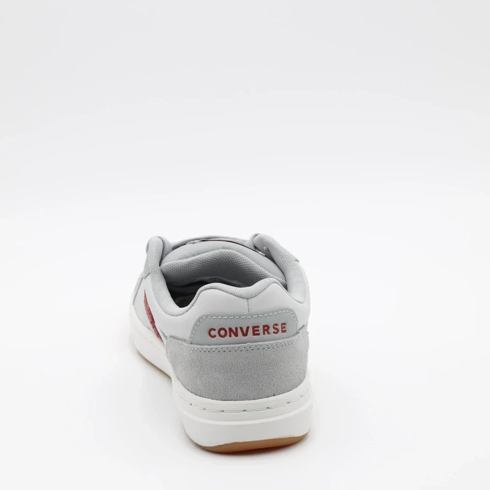 Converse Unisex Pro Blaze Classic Leather Suede Low‎ Shoes Gray/Burgundy Size 9